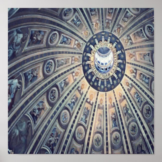 Affiche plafond à dôme cool