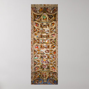Affiche Plafond de la chapelle Sixtine, 1512 par Michel-An