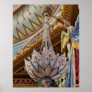Affiche Plafond et lustre du Pavillon Royal Imprimer