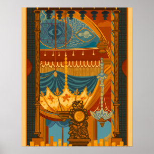 Affiche Plafond mystique Imprimer à partir de la salle mus