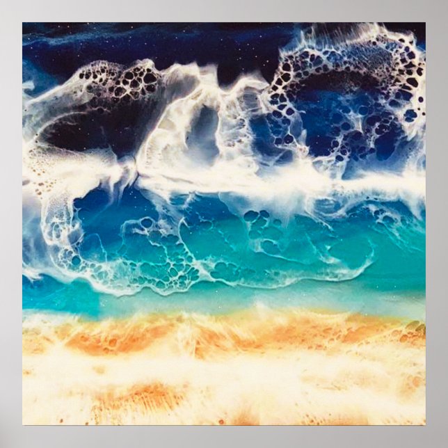 Affiche Plage (Devant)