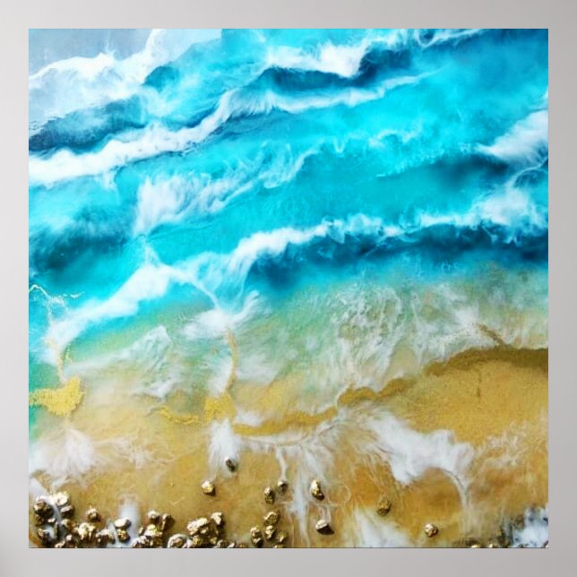 Affiche Plage (Devant)