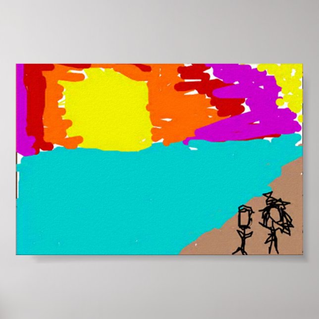 Affiche Plage (Devant)