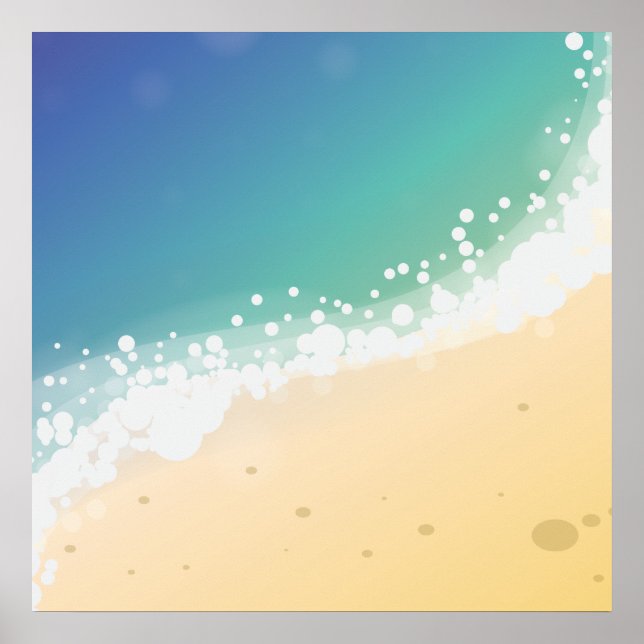 Affiche Plage (Devant)