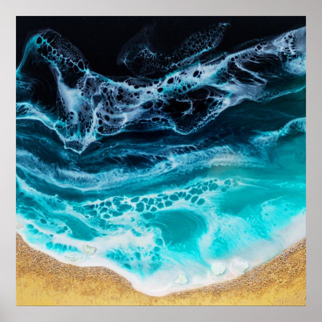 Affiche Plage (Devant)