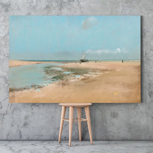 Affiche Plage à Low Tide (Bouche de la rivière 1869) Edgar