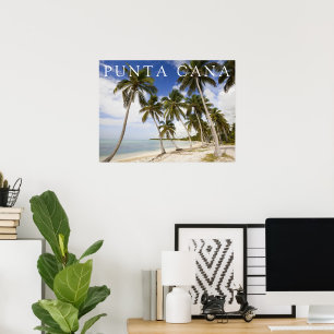 Affiche Plage à Punta Cana République dominicaine