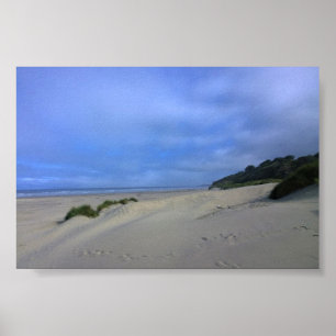 Affiche Plage à Yaquina Bay, Newport, OU