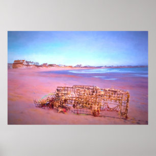 Affiche Plage abandonnée
