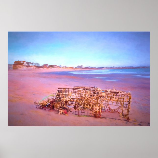 Affiche Plage abandonnée (Devant)