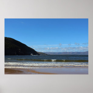 Affiche Plage blanche de point