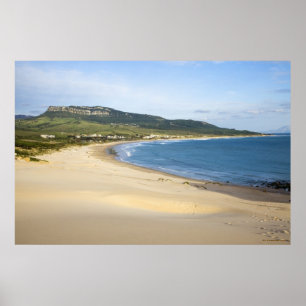 Affiche Plage Côtière Le Long De La Côte Près De Tarifa