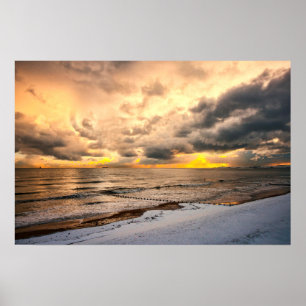 Affiche Plage d'Aberdeen