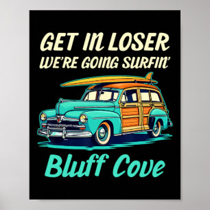 Affiche Plage de Bluff Cove Californie Surf Femmes Hommes
