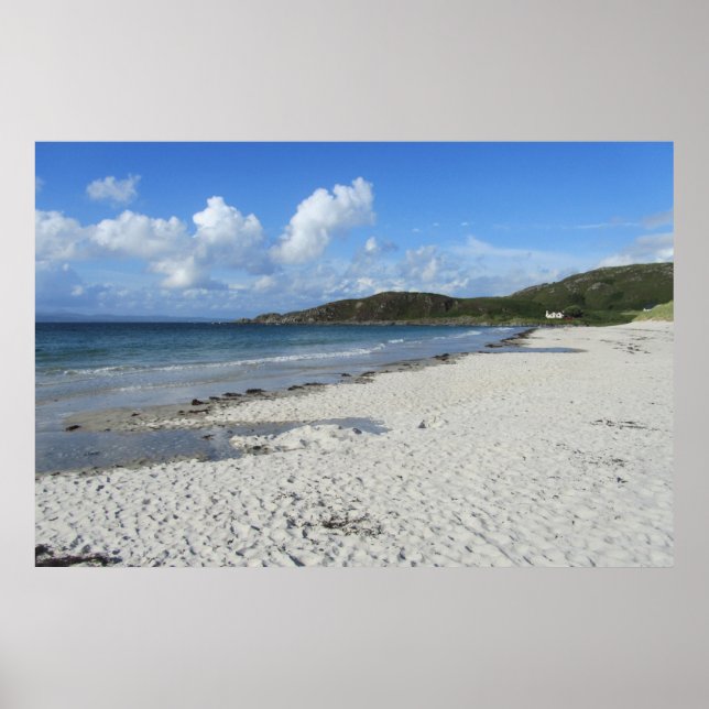 Affiche Plage de Camusdarach, Arisaig, Écosse (Devant)