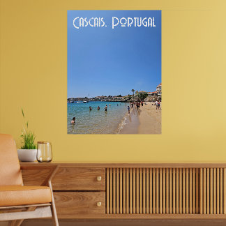 Affiche Plage de Cascais, Portugal
