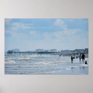 Affiche Plage de Cocoa, Floride