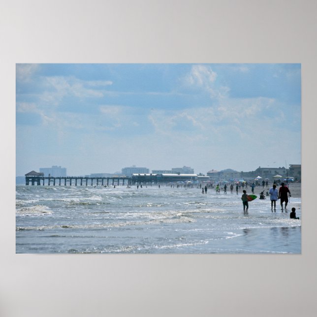 Affiche Plage de Cocoa, Floride (Devant)