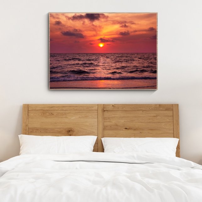 Affiche Plage de coucher de soleil tropical Naples, Florid (Créateur téléchargé)