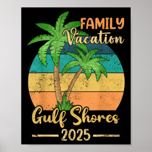 Affiche Plage de Gulf Shores Alabama Vacances en famille 2