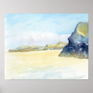 Affiche Plage de Gwithian