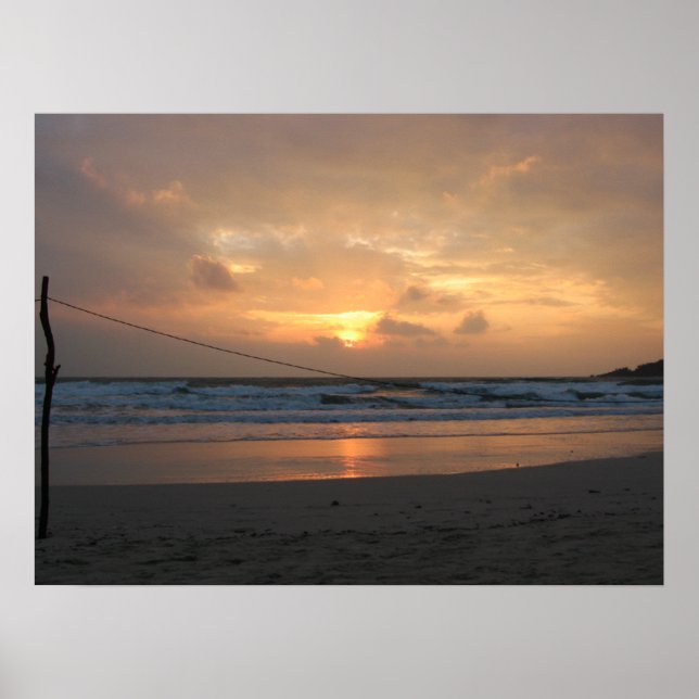 Affiche Plage de Hat Rin au lever du soleil... Koh Phangan (Devant)