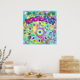 Affiche Plage de Huntington Mystic Dance