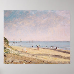 Affiche Plage de John Constable Brighton (huile sur la