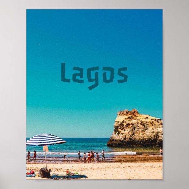 Affiche Plage de Lagos (Devant)