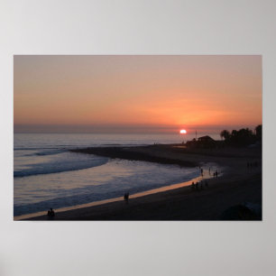 Affiche Plage de Malibu