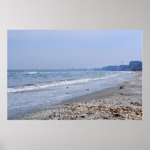 Affiche Plage de Mamaia - mer Noire – Constanta Roumanie