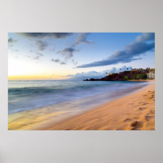 Affiche Plage de Maui Black Rock