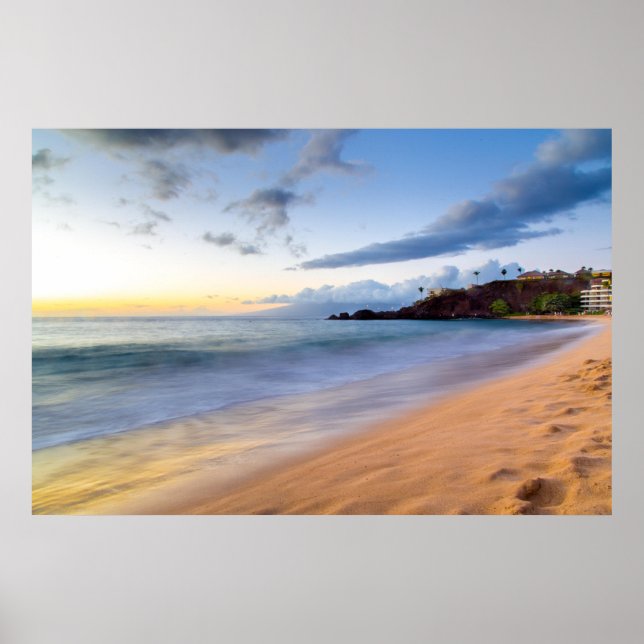 Affiche Plage de Maui Black Rock (Devant)
