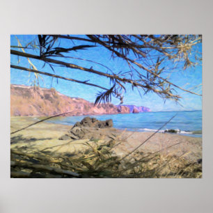 Affiche Plage de Nerja.