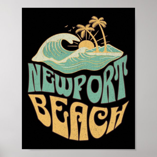 Affiche Plage de Newport _1  (Devant)
