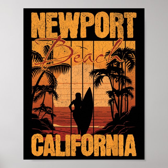 Affiche Plage de Newport _8  (Devant)