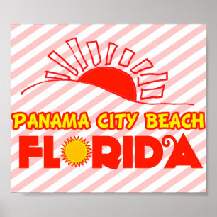 Affiche Plage de Panama City, Floride