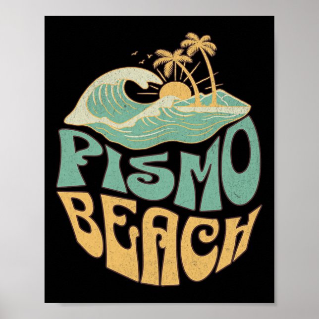 Affiche Plage de Pismo _2  (Devant)