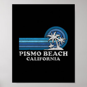 Affiche Plage de Pismo Californie Vacances d'été en famill
