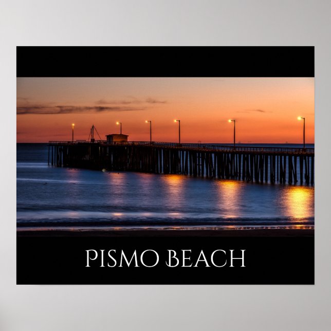 Affiche Plage de Pismo pittoresque (Devant)