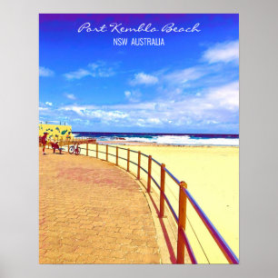 Affiche Plage de Port Kembla Wollongong NSW