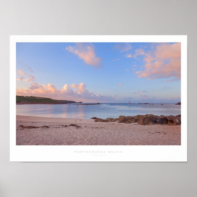 Affiche Plage de Porthcressa (Devant)