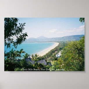 Affiche Plage de quatre miles