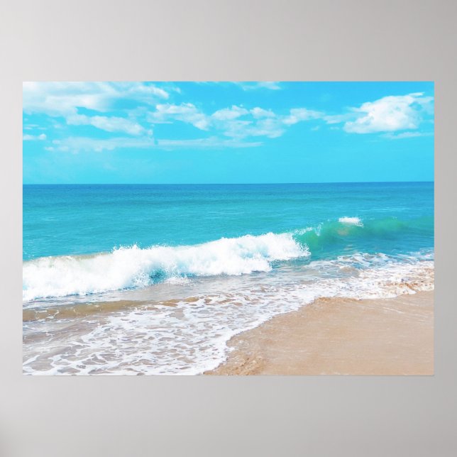 Affiche Plage de sable (Devant)