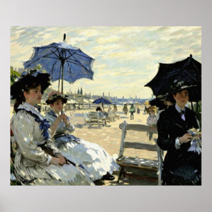Affiche Plage de Trouville