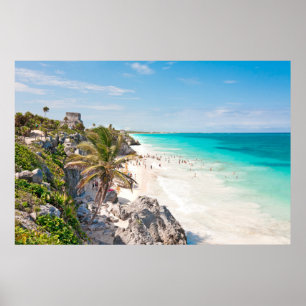 Affiche Plage de Tulum