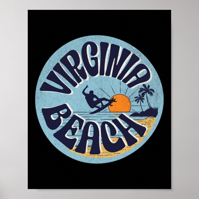 Affiche Plage de Virginie _1  (Devant)