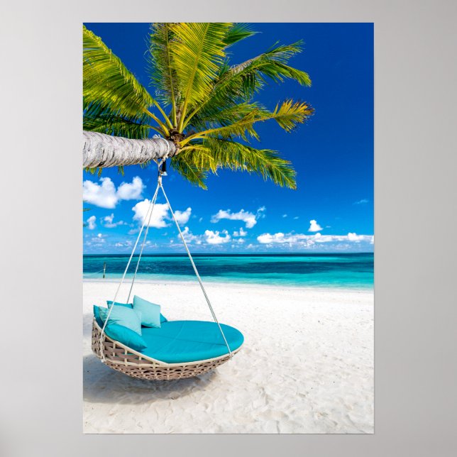 Affiche Plage d'été (Devant)