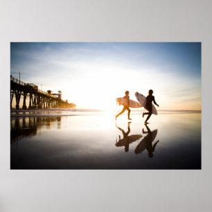 Affiche Plage d'Oceanside