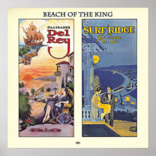 Affiche Plage du Roi - Playa del Rey